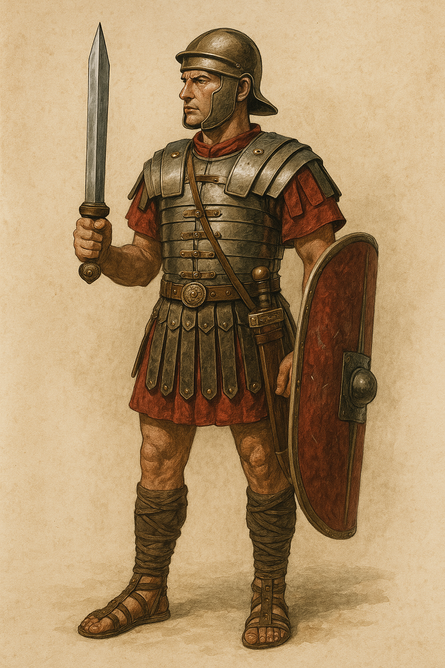 Römer mit Gladius Schwert